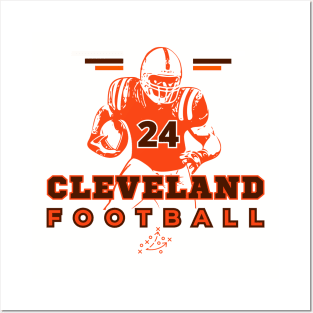 Cleveland Football Vintage Style Posters and Art